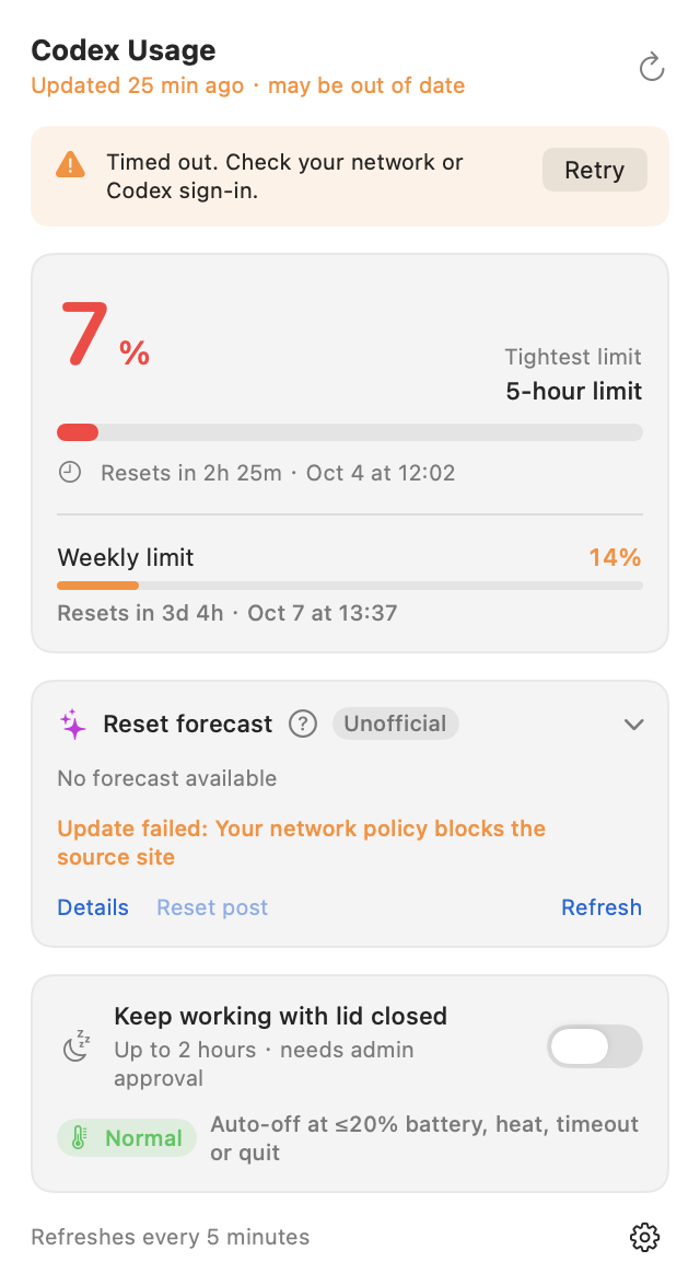 Low usage with a read error
